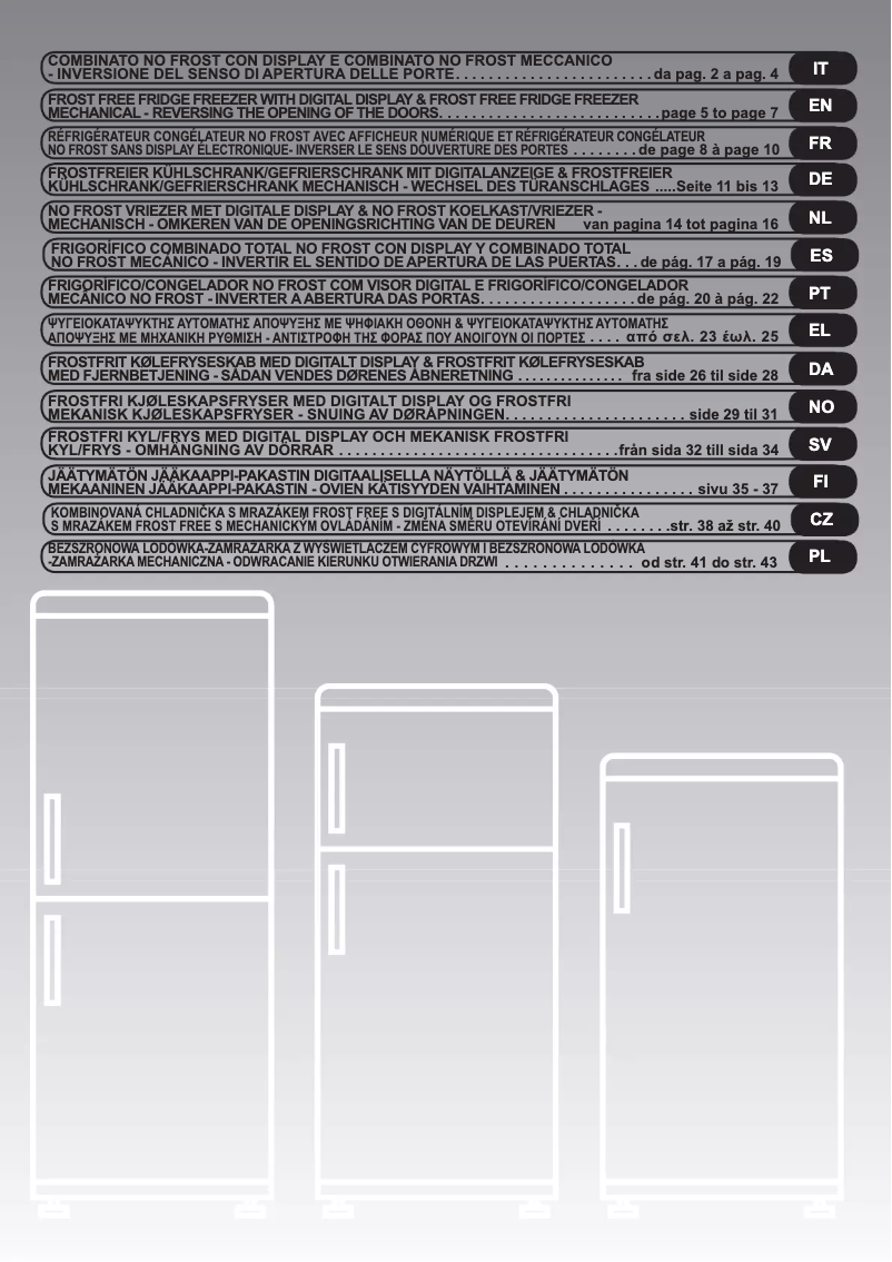 Page n°1 - Manuel utilisateur Candy CNF 3750 A