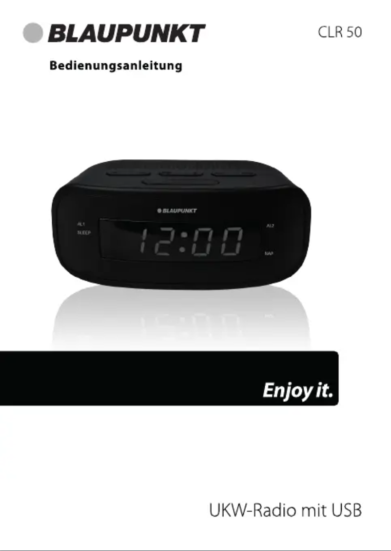 Página 1 del manual Manual de usuario Blaupunkt CLR 50