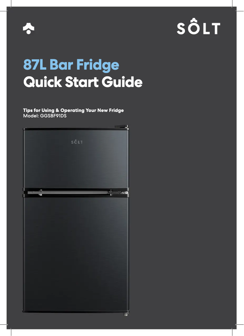 Página 1 del manual Guía de inicio rápido Sôlt GGSBF91DS