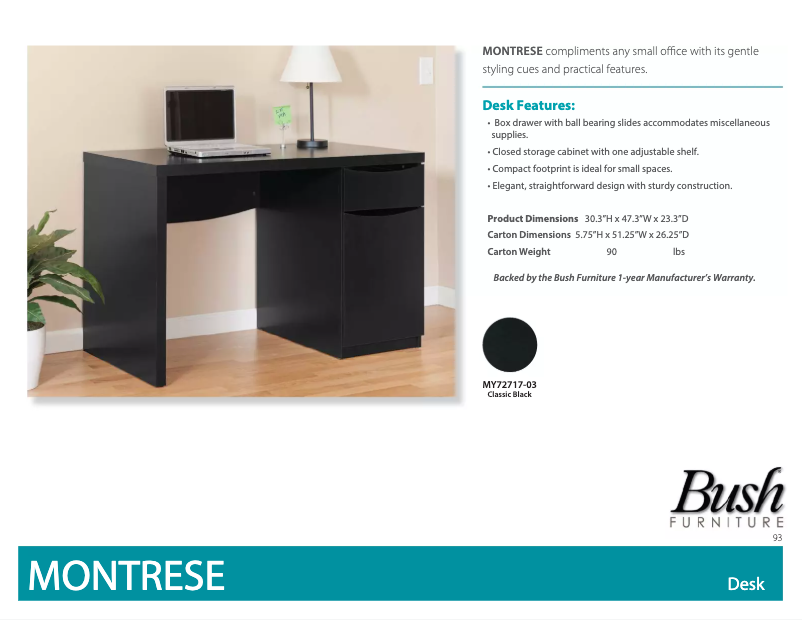 Image de la première page du manuel de l'appareil Montrese MY72717-03