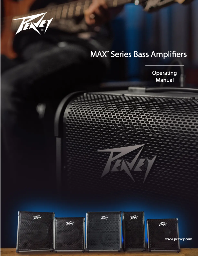 Page n°1 - Manuel utilisateur Peavey MAX 208