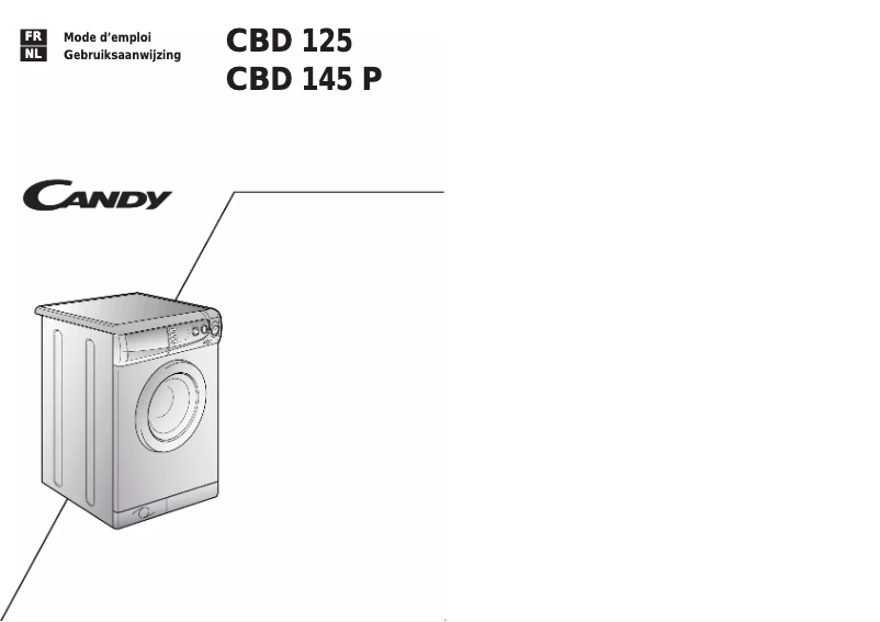 Page n°1 - Manuel utilisateur Candy CBD145P-14