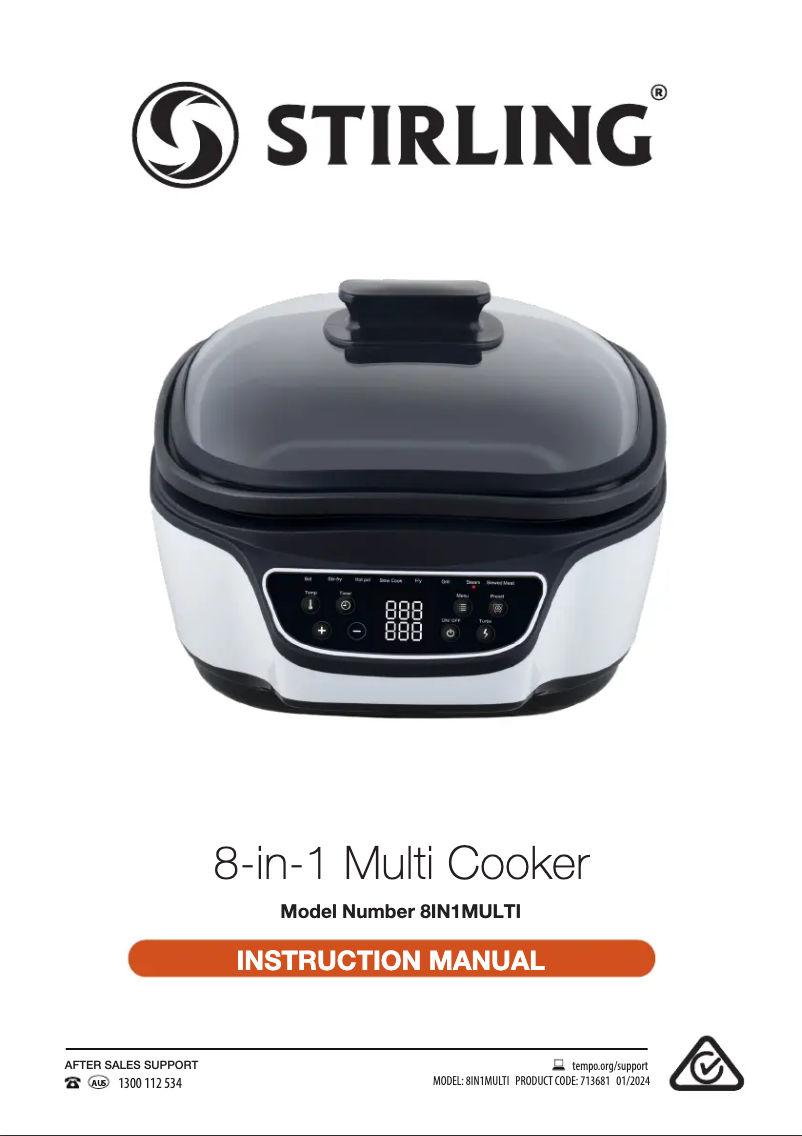 Image de la première page du manuel de l'appareil 8IN1MULTI