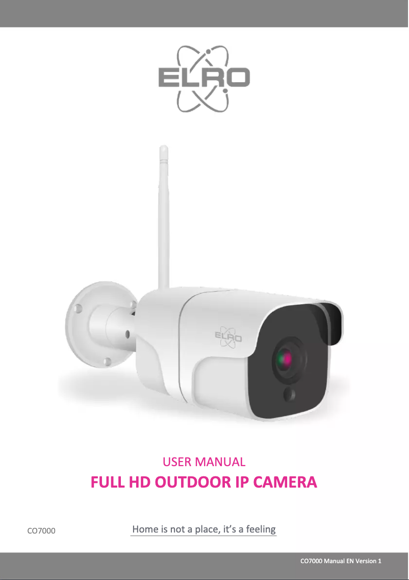 Página 1 del manual Manual de usuario Elro CO7000