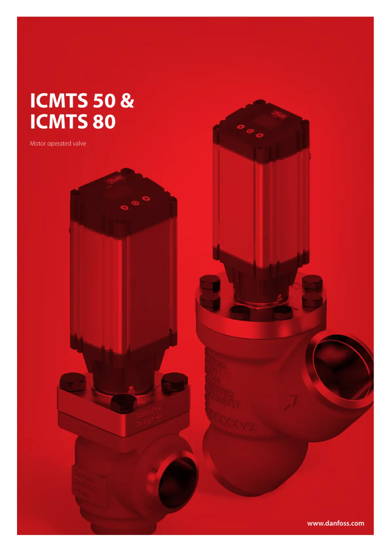 Página 1 del manual Folleto Danfoss ICMTS 50