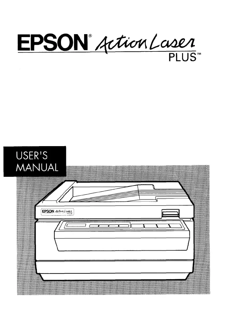 Page 1 de la notice Manuel utilisateur Epson ActionLaser+