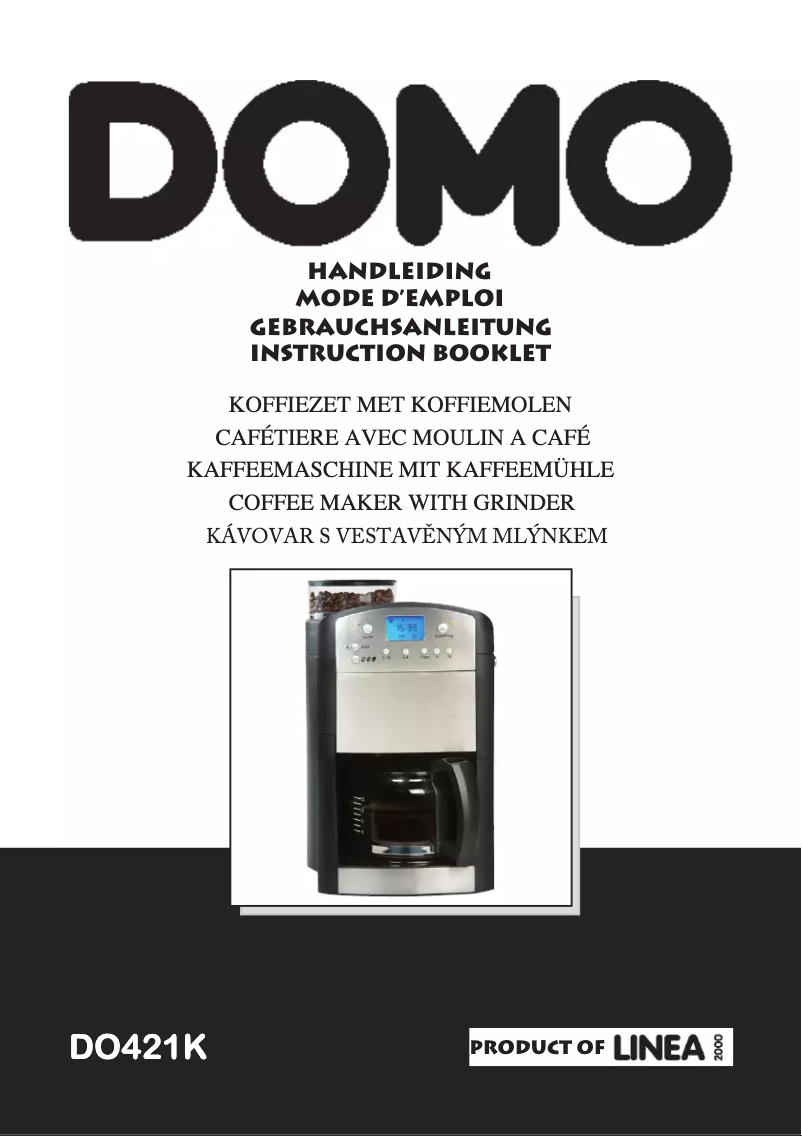 Image de la première page du manuel de l'appareil DO421K