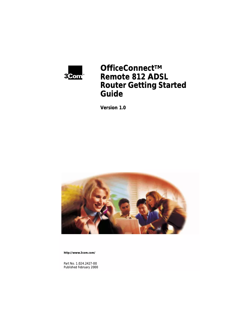 Page n°1 - Manuel utilisateur 3Com OfficeConnect Remote 812