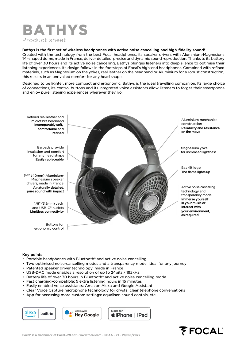 Image de la première page du manuel de l'appareil Bathys