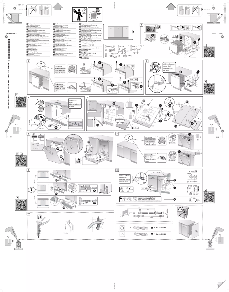 Página 1 del manual Guía de instalación Constructa CG4B04V9