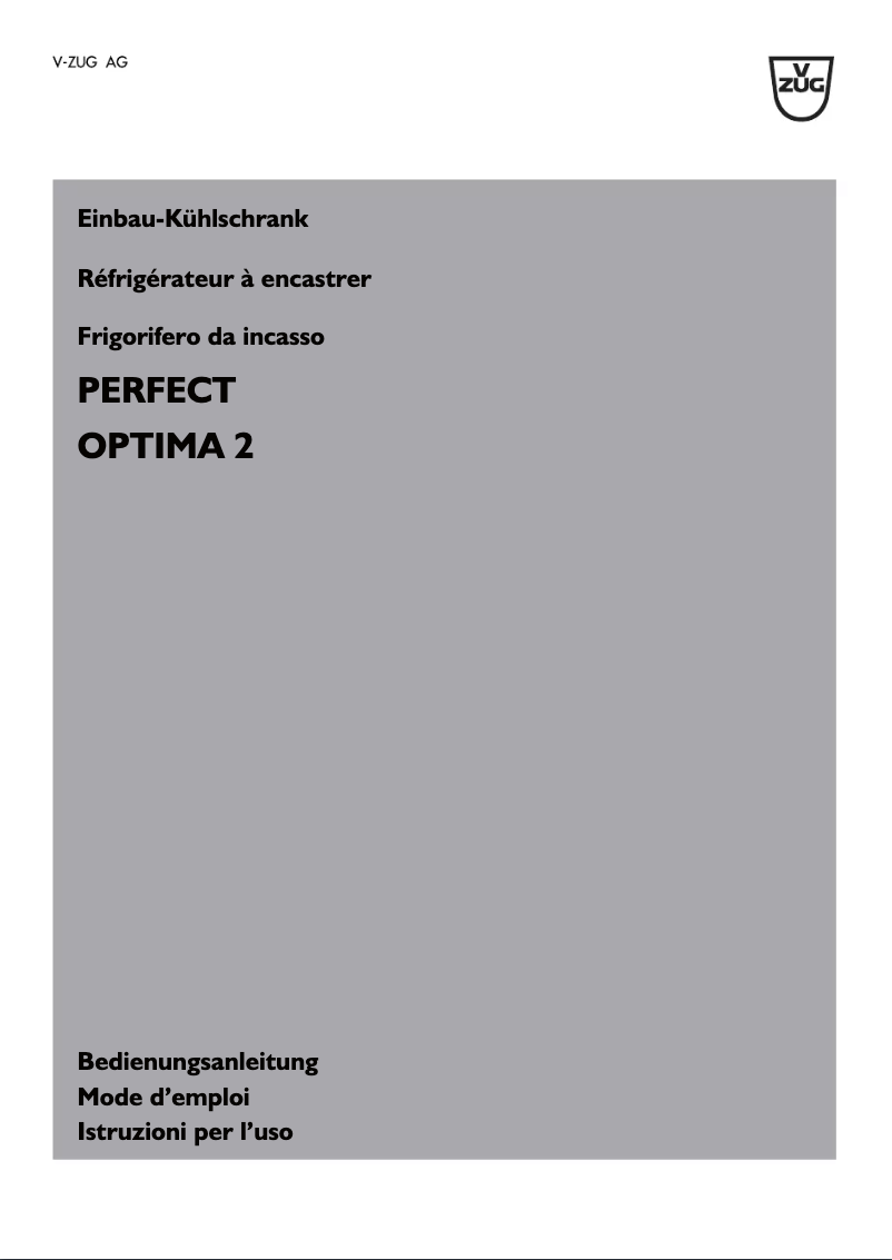 Image de la première page du manuel de l'appareil Perfect ECO