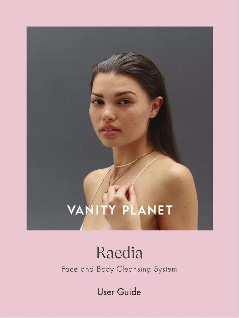 Page 1 de la notice Manuel utilisateur Vanity Planet Raedia