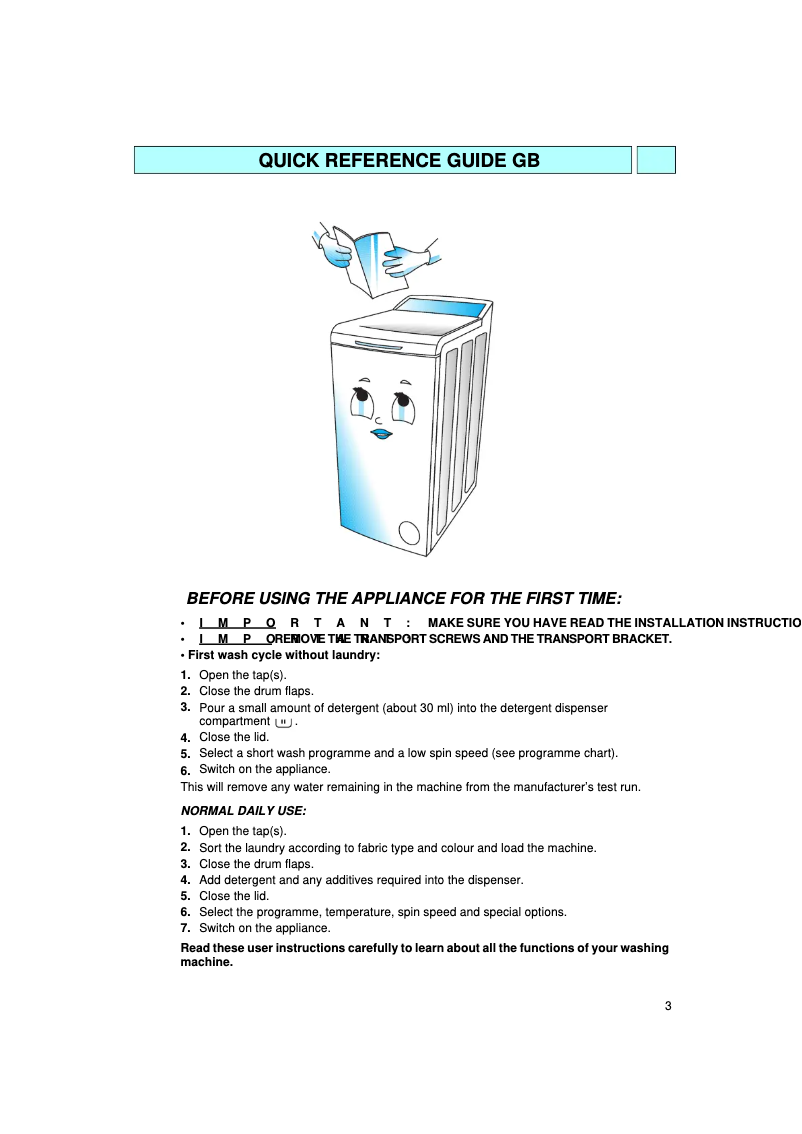 Imagen de la primera página del manual del dispositivo AWT 4063