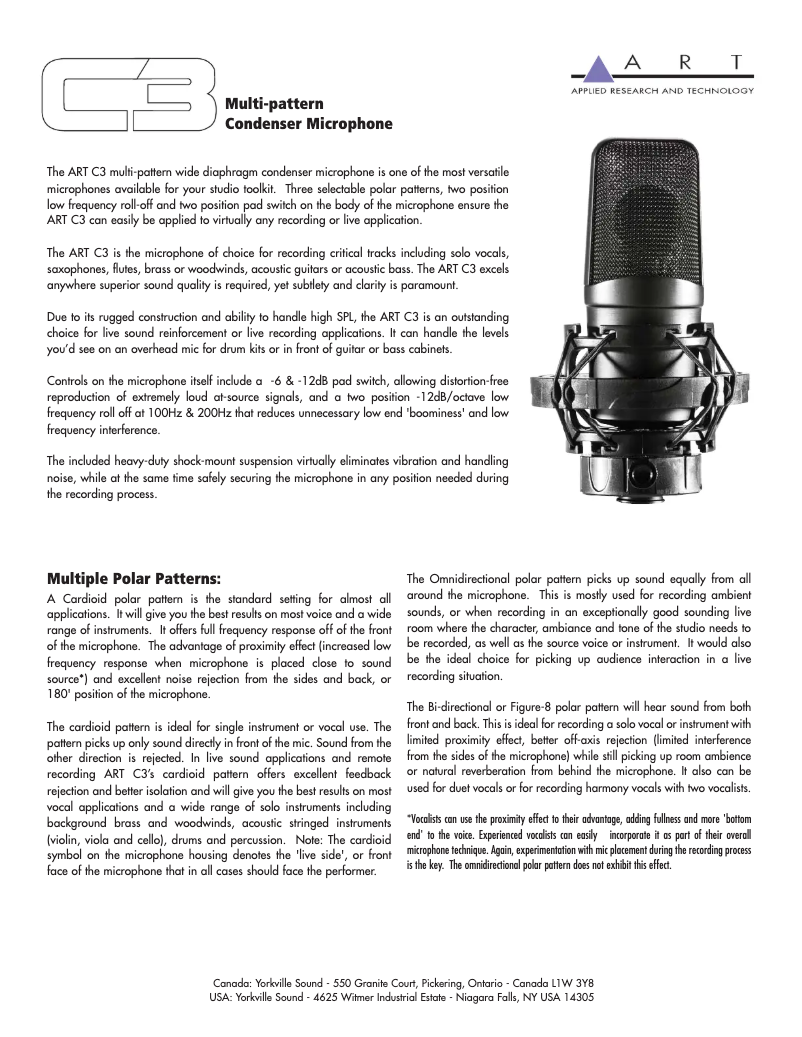 Image de la première page du manuel de l'appareil C3