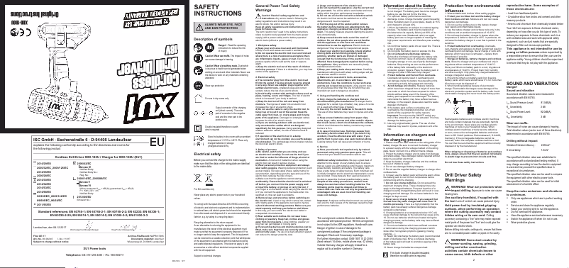 Page 1 de la notice Manuel utilisateur XU1 XDD-180U