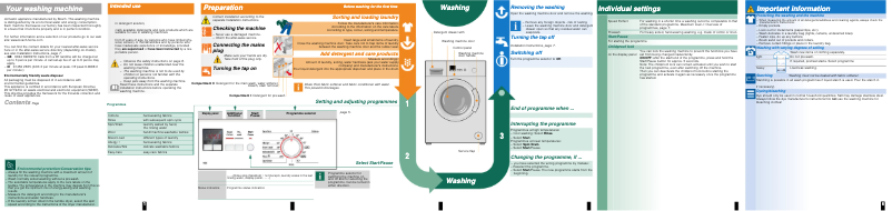 Page n°1 - Manuel utilisateur Bosch WAB28161GB