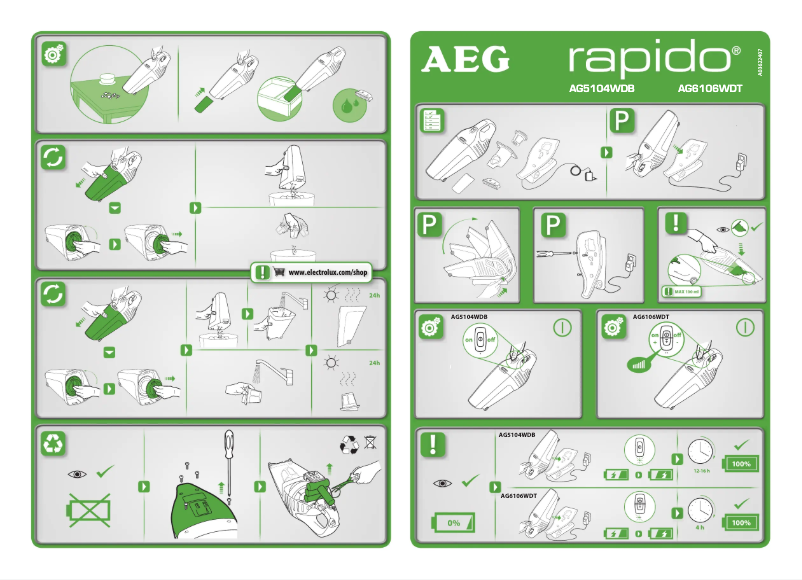 Imagen de la primera página del manual del dispositivo AG6106WD