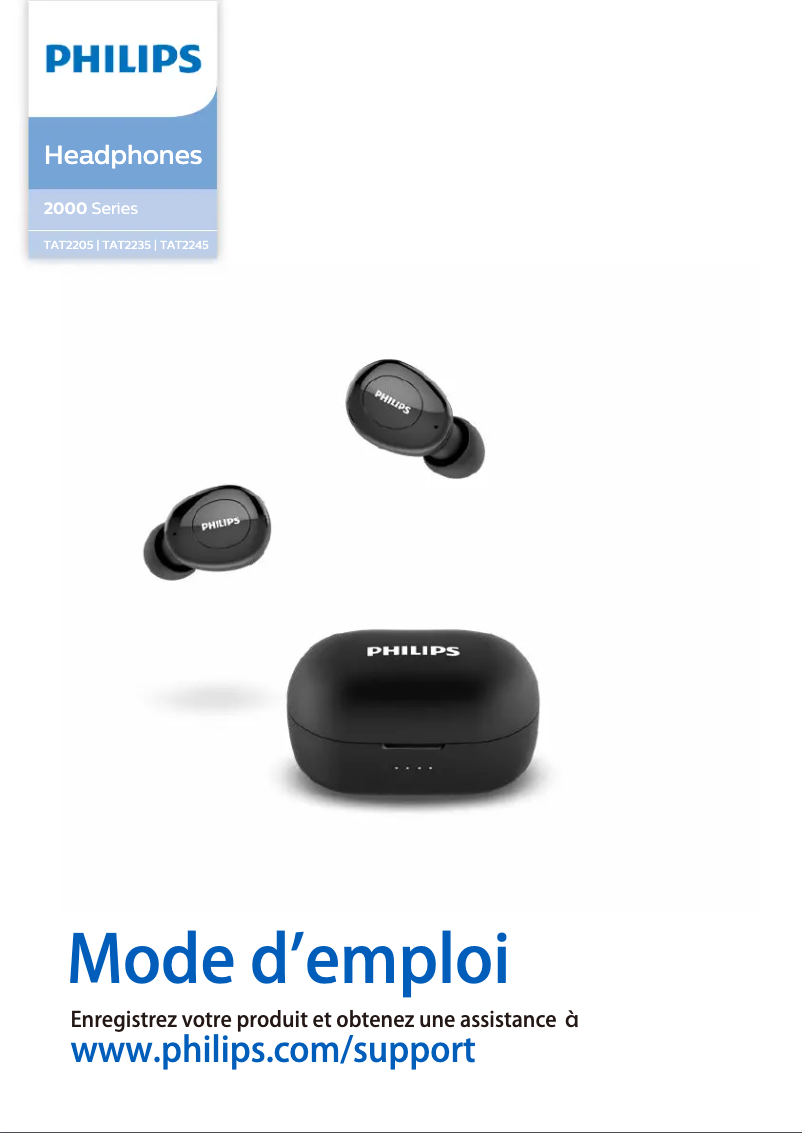 Page n°1 - Manuel utilisateur Philips TAT2205