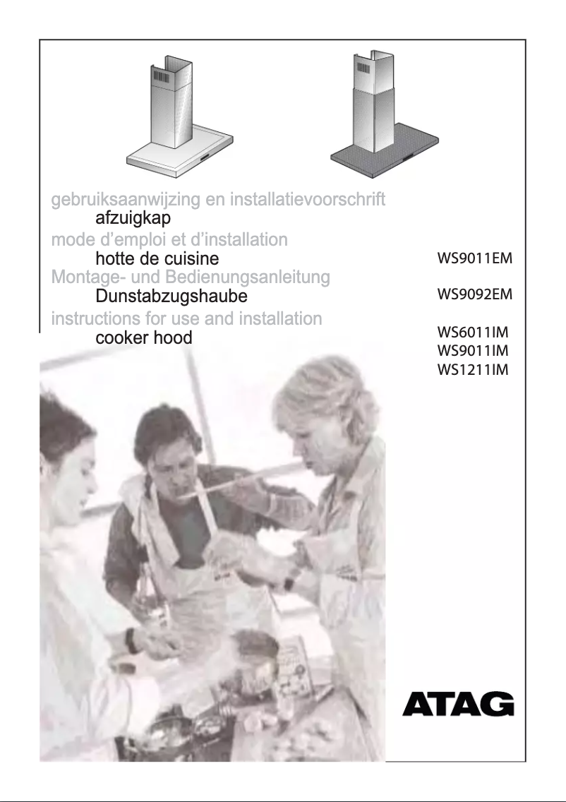 Page 1 de la notice Manuel utilisateur Atag WS6011IM