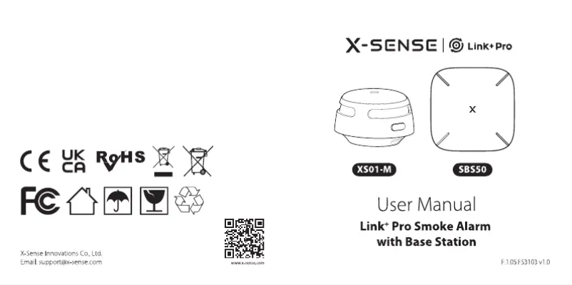 Página 1 del manual Manual de usuario X-Sense SBS50
