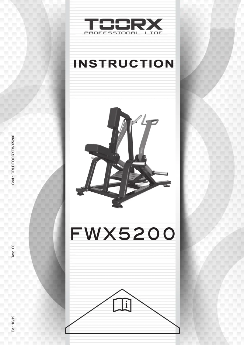 Page 1 de la notice Manuel utilisateur Toorx FWX-5200