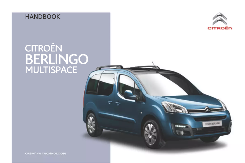 Página 1 del manual Manual de usuario Citroën Berlingo MultiSpace (2016)