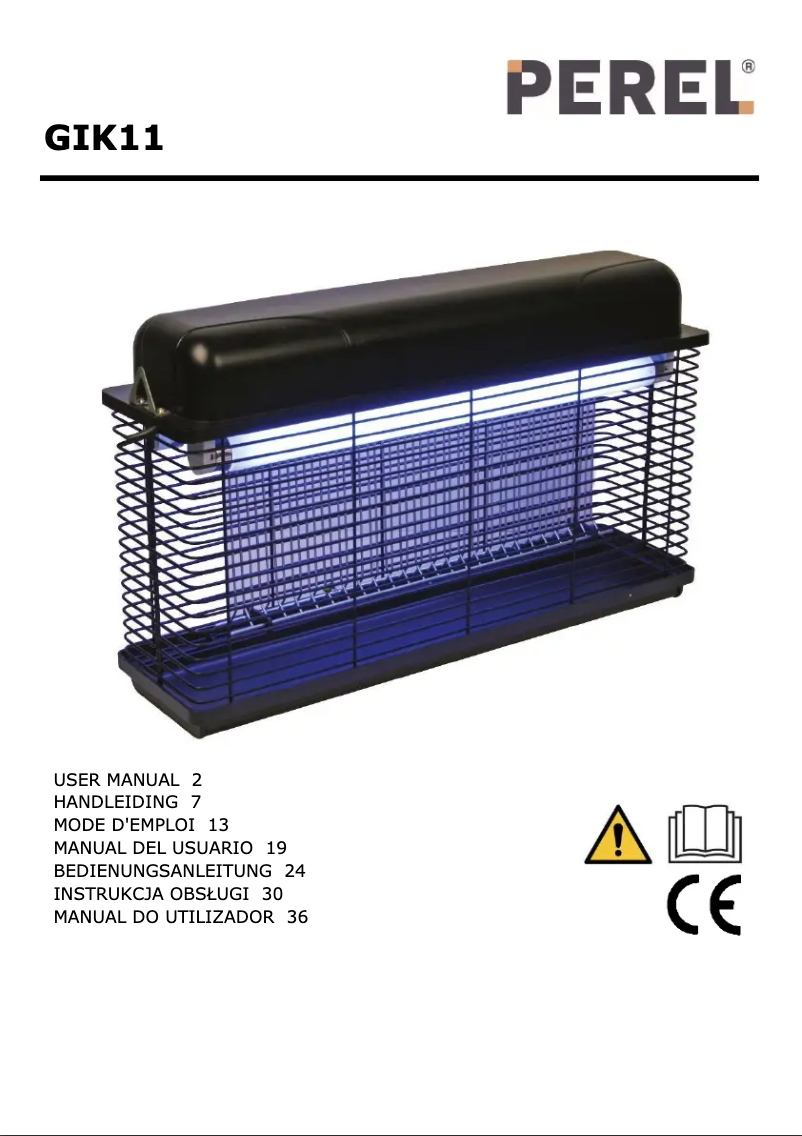 Image de la première page du manuel de l'appareil GIK11