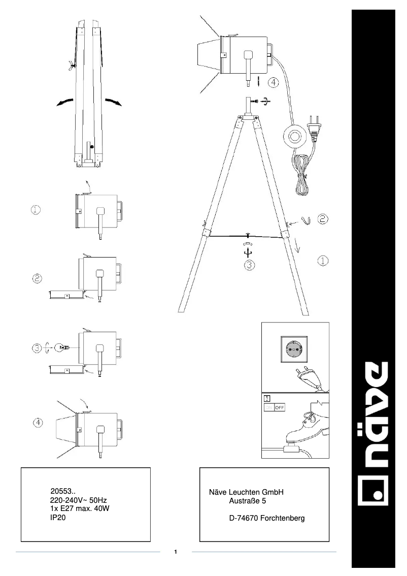 Image de la première page du manuel de l'appareil Holly