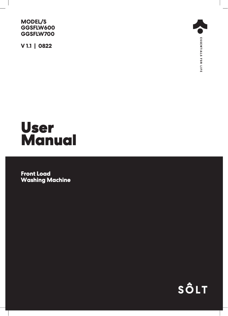 Página 1 del manual Manual de usuario Sôlt GGSFLW700