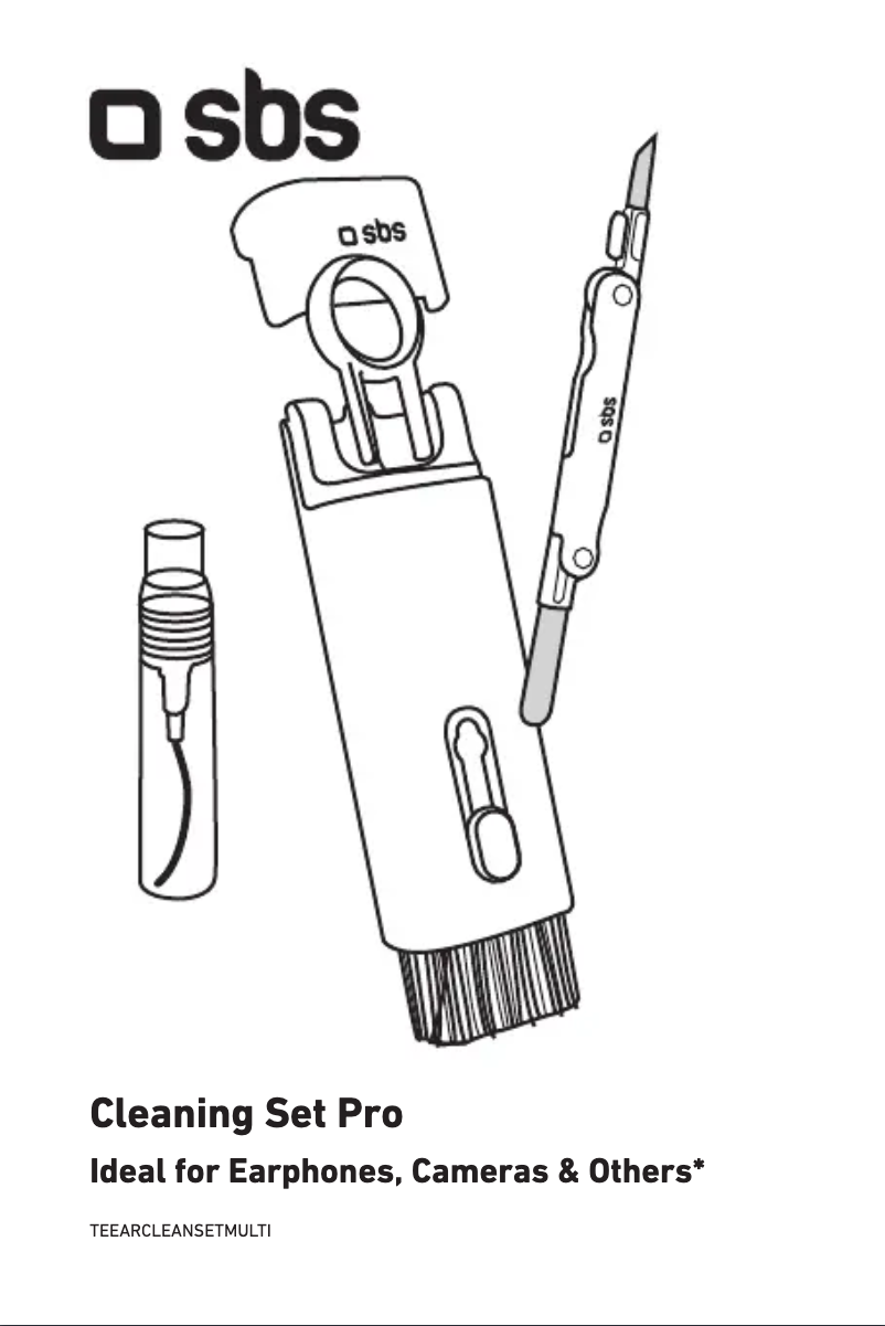 Page 1 de la notice Manuel utilisateur SBS TEEARCLEANSETMULTI