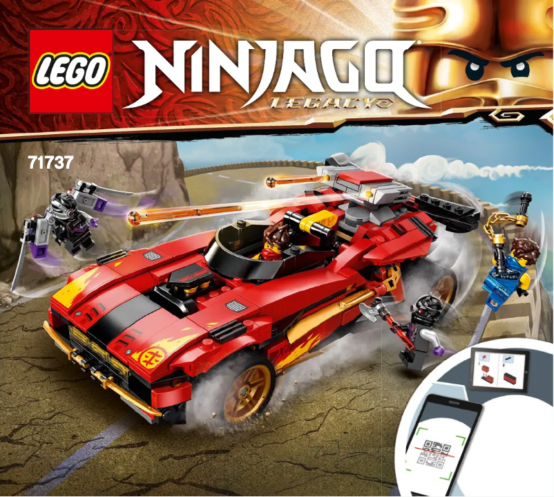 Page 1 de la notice Manuel utilisateur Lego Ninjago 71737