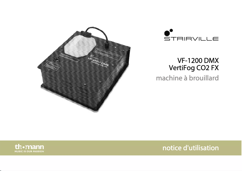 Image de la première page du manuel de l'appareil VF-1200 DMX