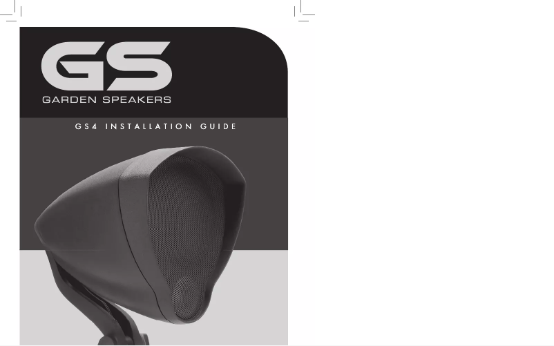 Page 1 de la notice Manuel utilisateur Niles GS4