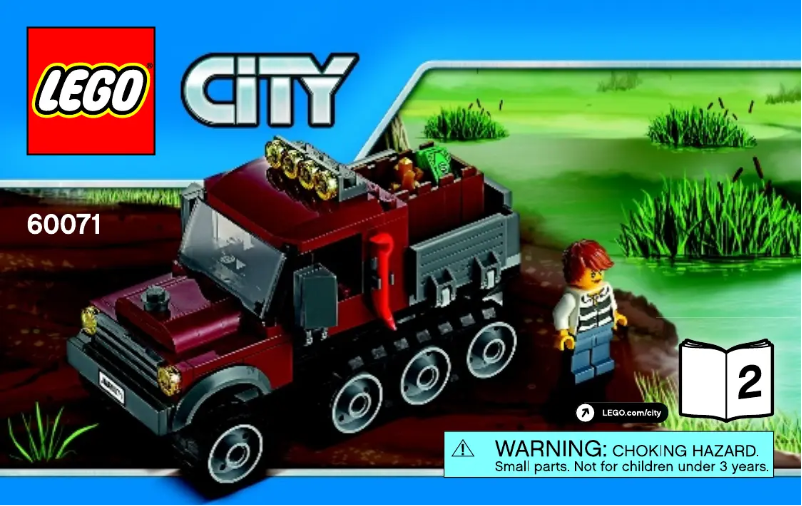Page 1 de la notice Manuel utilisateur Lego City 60071