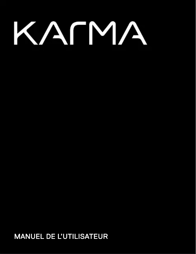 Page n°1 - Manuel utilisateur GoPro Karma