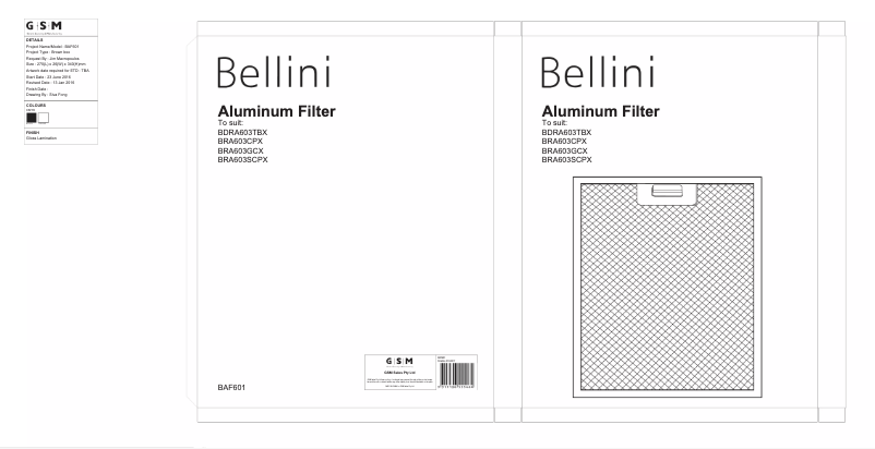 Image de la première page du manuel de l'appareil BAF601