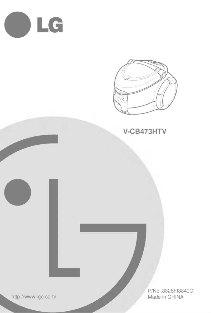 Image de la première page du manuel de l'appareil V-CB473HTV