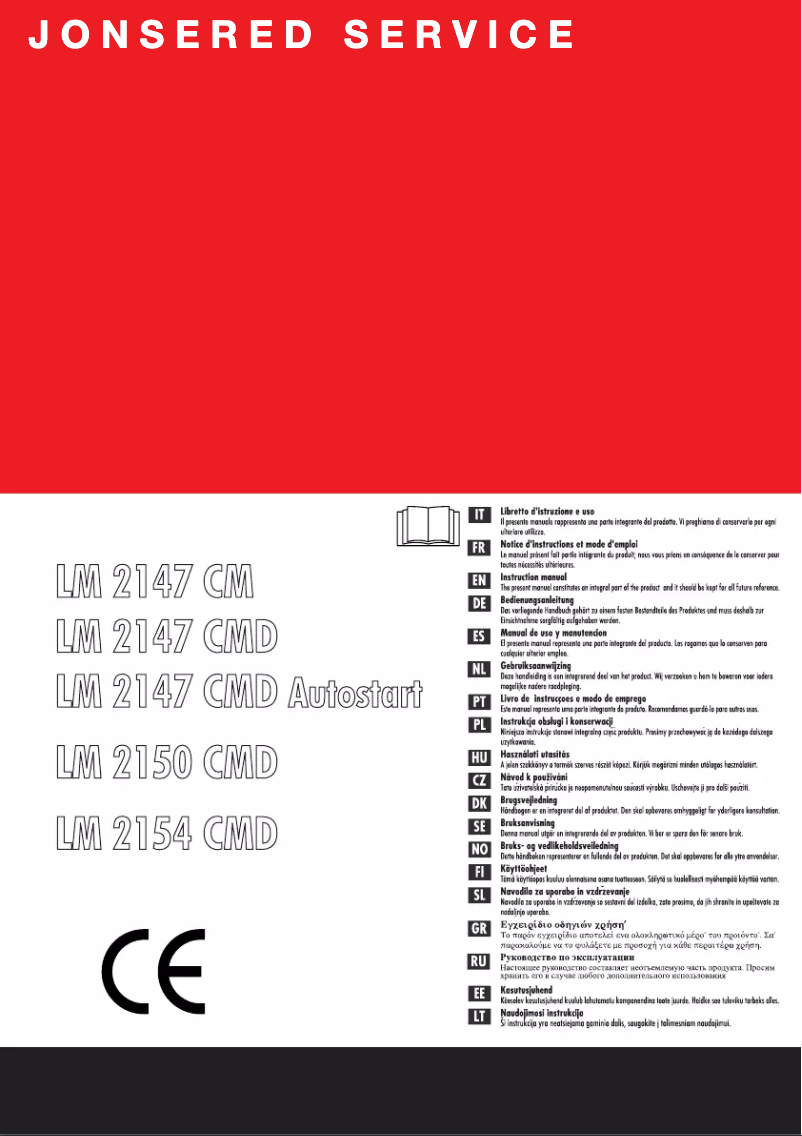 Image de la première page du manuel de l'appareil LM 2150 CMD