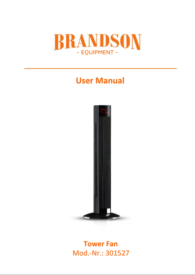 Page n°1 - Manuel utilisateur Brandson 301527