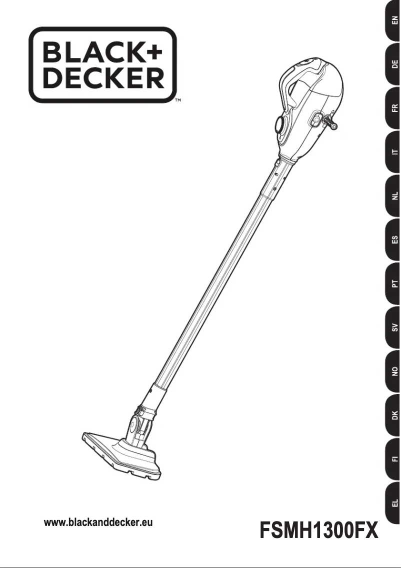 Page 1 de la notice Manuel utilisateur Black & Decker FSMH1300FX
