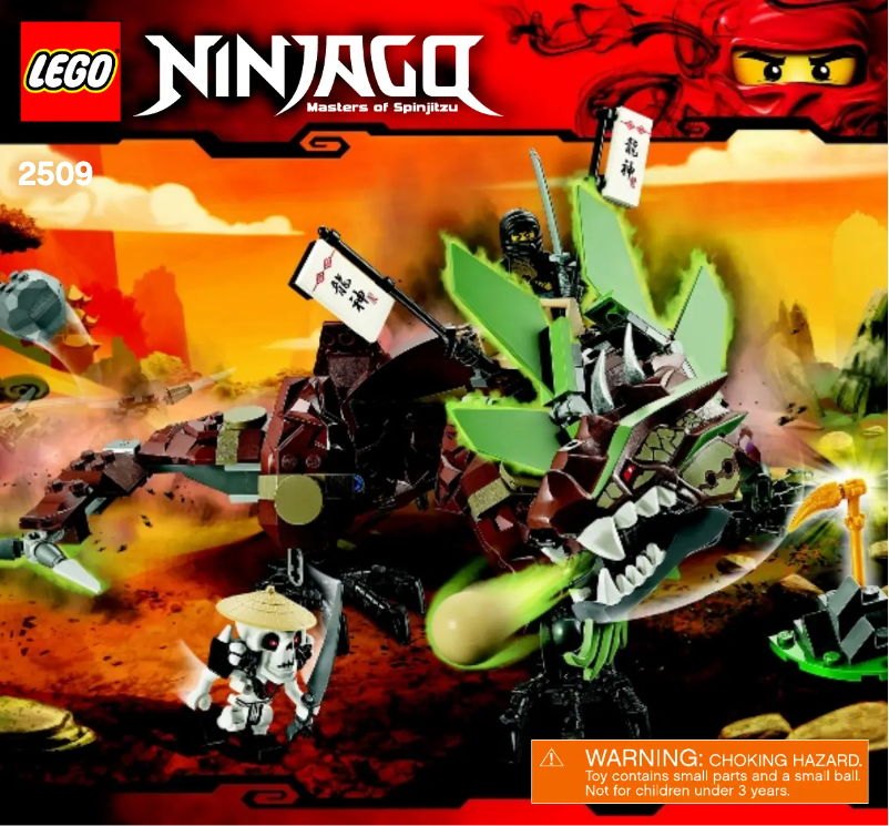 Página 1 del manual Manual de usuario Lego Ninjago 2509