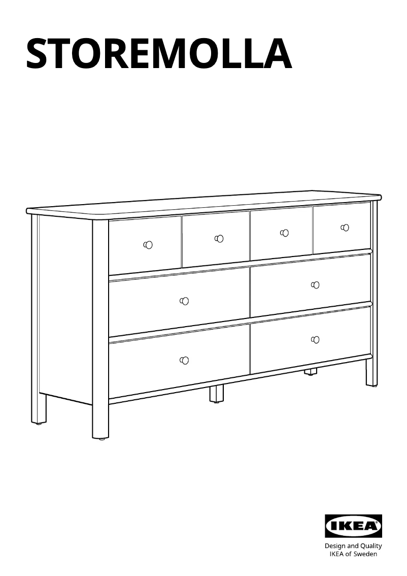 Image de la première page du manuel de l'appareil STOREMOLLA 805.223.93