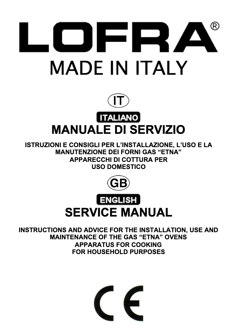 Página 1 del manual Manual de usuario Lofra FAS96GE