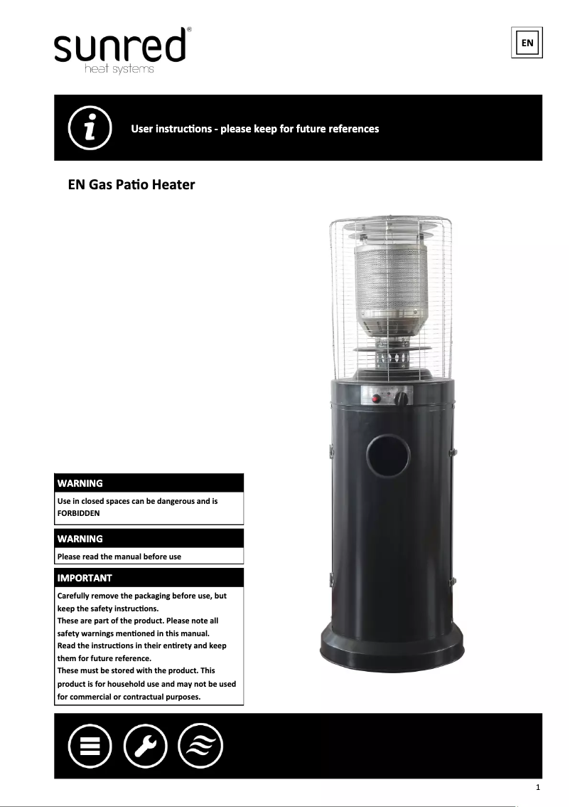 Page 1 de la notice Manuel utilisateur SunRed Propus Lounge