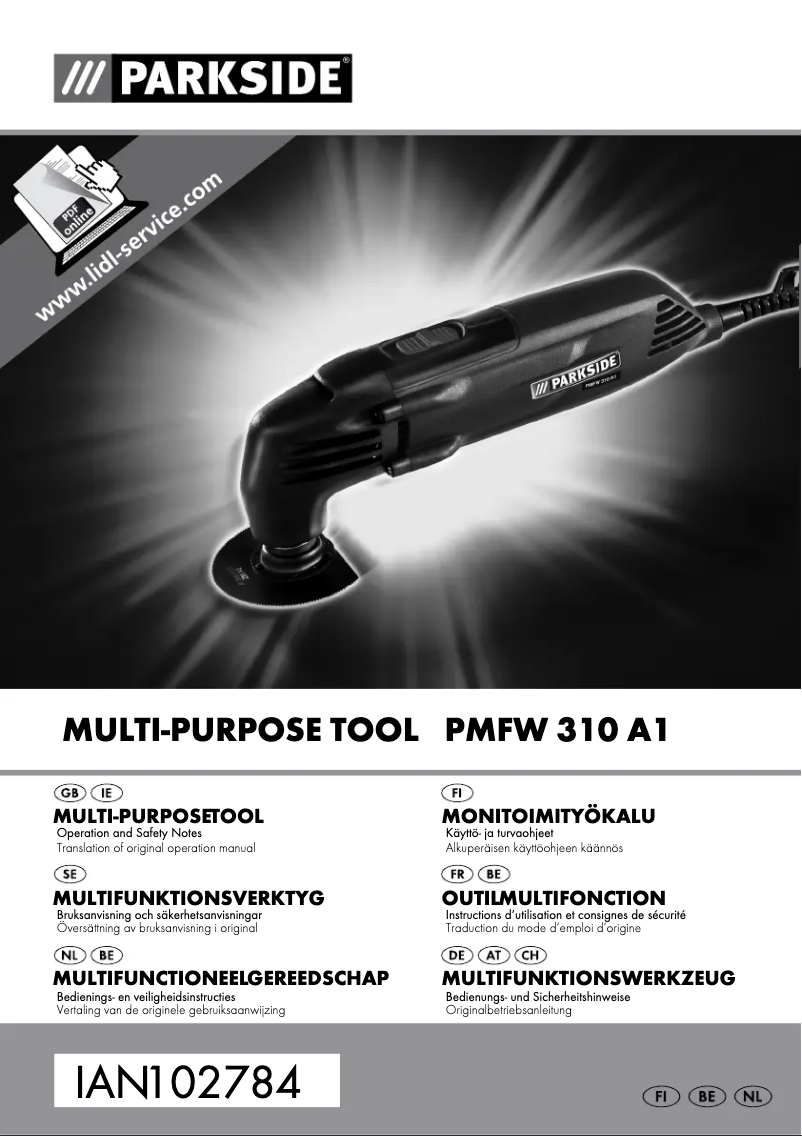 Imagen de la primera página del manual del dispositivo PMFW 310 A1