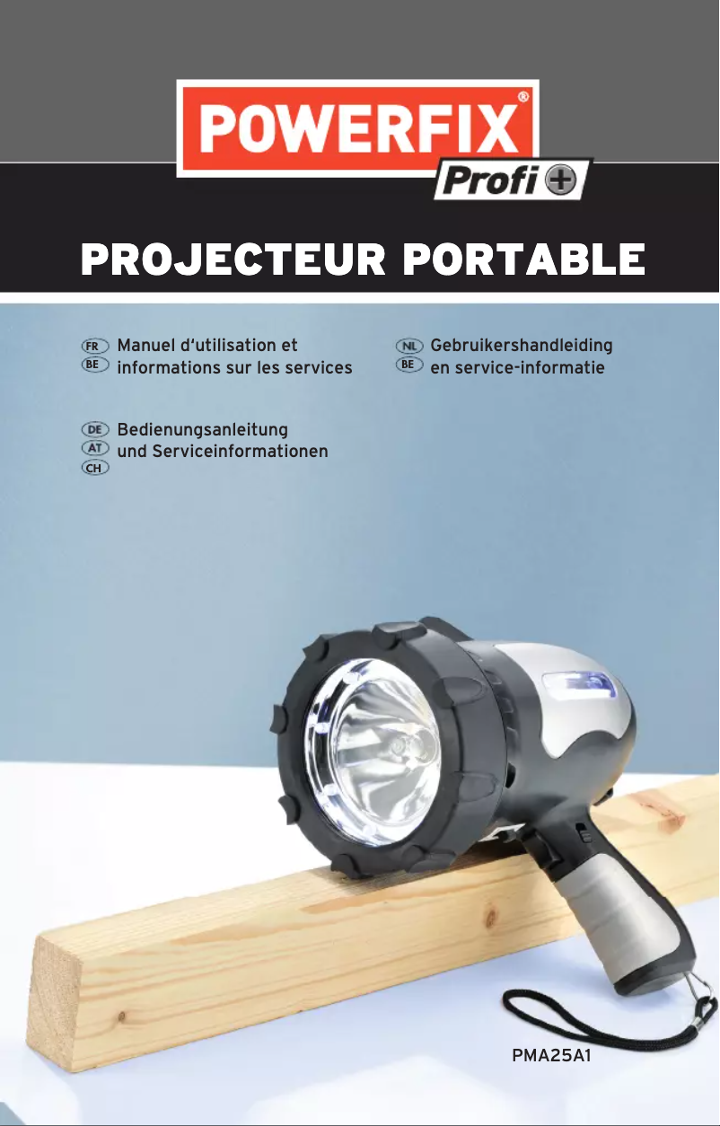 Image de la première page du manuel de l'appareil PMA 25 A1