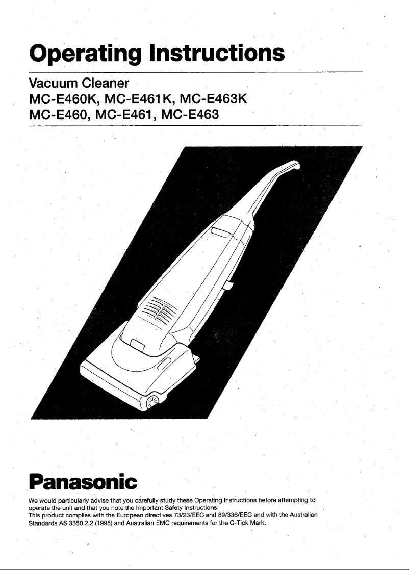 Image de la première page du manuel de l'appareil MC=E461