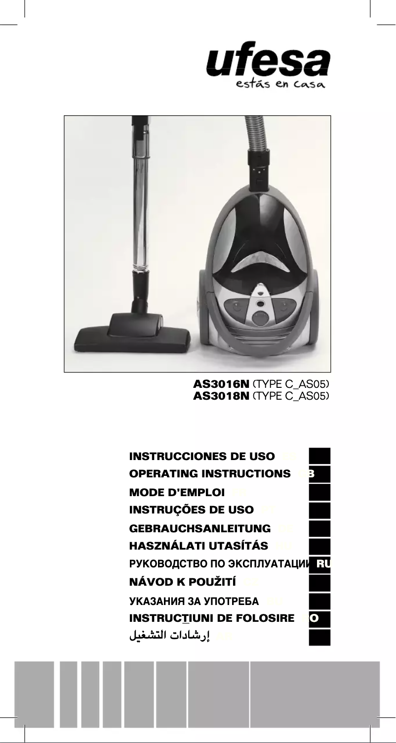 Page 1 de la notice Manuel utilisateur Ufesa AS3016N