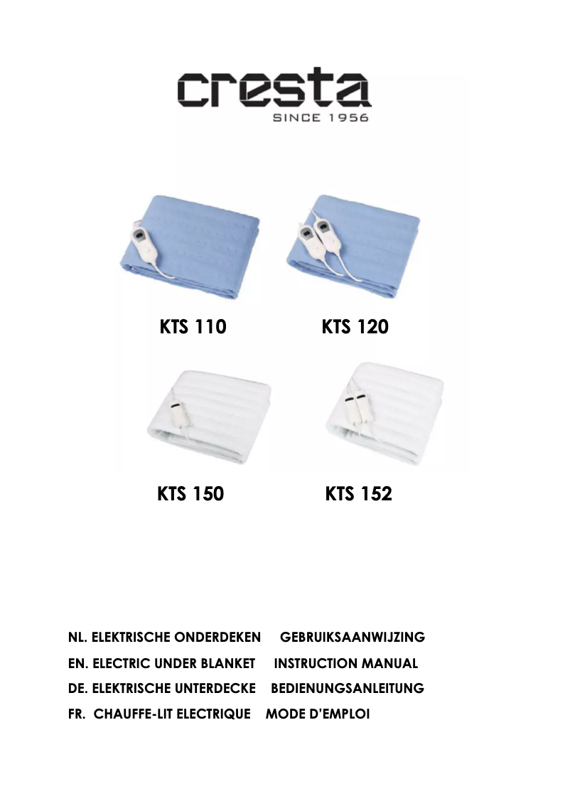 Página 1 del manual Manual de usuario Cresta KTS110