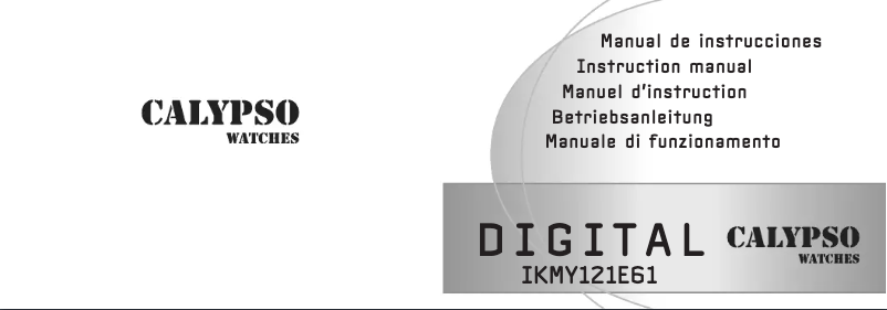 Page 1 de la notice Manuel utilisateur Calypso K5579